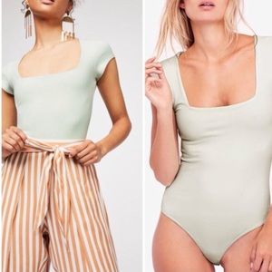 FREE PEOPLE SQUARE EYES BODYSUIT